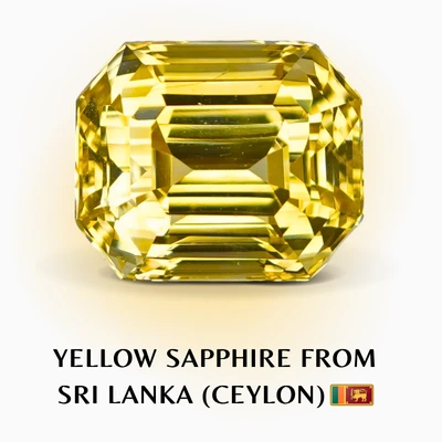 Yellow Sapphire from Ceylon